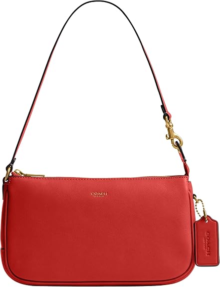 Coach Women's Natural Grain Leather Plaza Bag