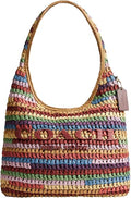 COACH Brooklyn Shoulder Bag 34 in Straw