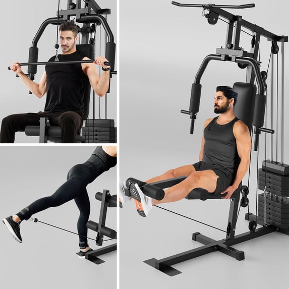 TROPOW Gym Machine System, Multifunctional Weight Machine, Full Body Workout Station Exercise Equipment